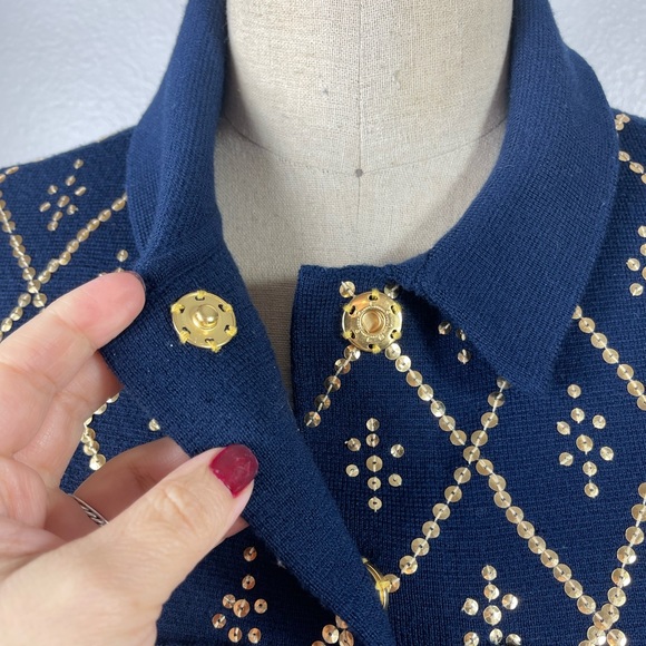 Marc by Marc Jacobs Sequin Patterned Cardigan - Picture 4 of 16